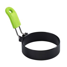 1pc Multicolor Nonstick Egg Rings; Round Ring Molds For English Muffins Pancake Cooking Pan; Portable Grilling Accessories For Camping Indoor Bre (Color: Green (1 Pack))