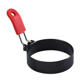 1pc Multicolor Nonstick Egg Rings; Round Ring Molds For English Muffins Pancake Cooking Pan; Portable Grilling Accessories For Camping Indoor Bre (Color: Red (1 Pack))